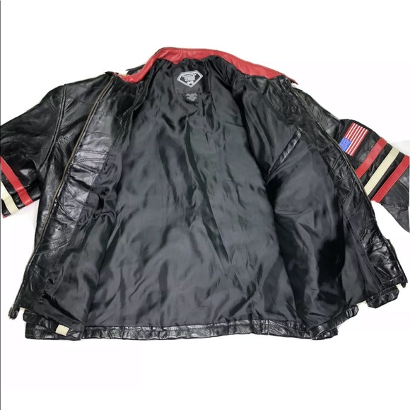 Diamond Plate Genuine Leather Mens Size 2X - Picture 6 of 9